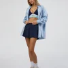 Go-To Oversized Shirt - Poplin Blue