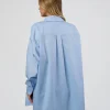 Go-To Oversized Shirt - Poplin Blue