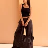 CF Move Through It Rib Tank - Black
