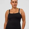 CF Move Through It Rib Tank - Black