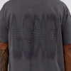 Memory In Motion Heavyweight Oversized Tee - Dark Storm Washed