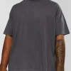 Memory In Motion Heavyweight Oversized Tee - Dark Storm Washed
