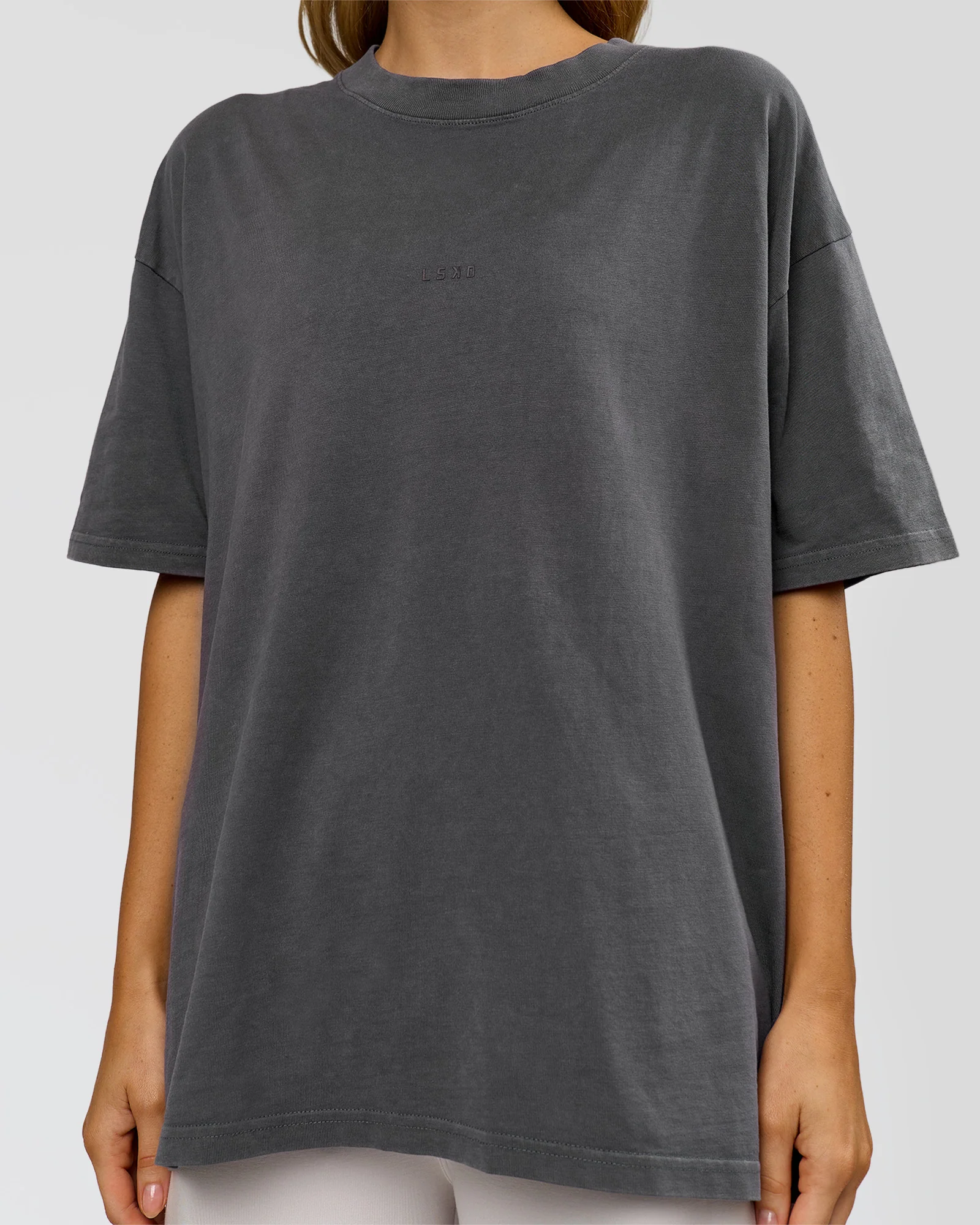 Memory In Motion Heavyweight Oversized Tee - Dark Storm Washed