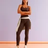 Elixir Ultra High-Rise Full Length Legging Pockets - Hot Chocolate