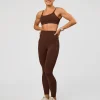 Elixir Ultra High-Rise Full Length Legging Pockets - Hot Chocolate