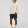 Shadow Mode Oversized Zip Through Hoodie - Off White