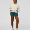 Shadow Mode Oversized Zip Through Hoodie - Off White