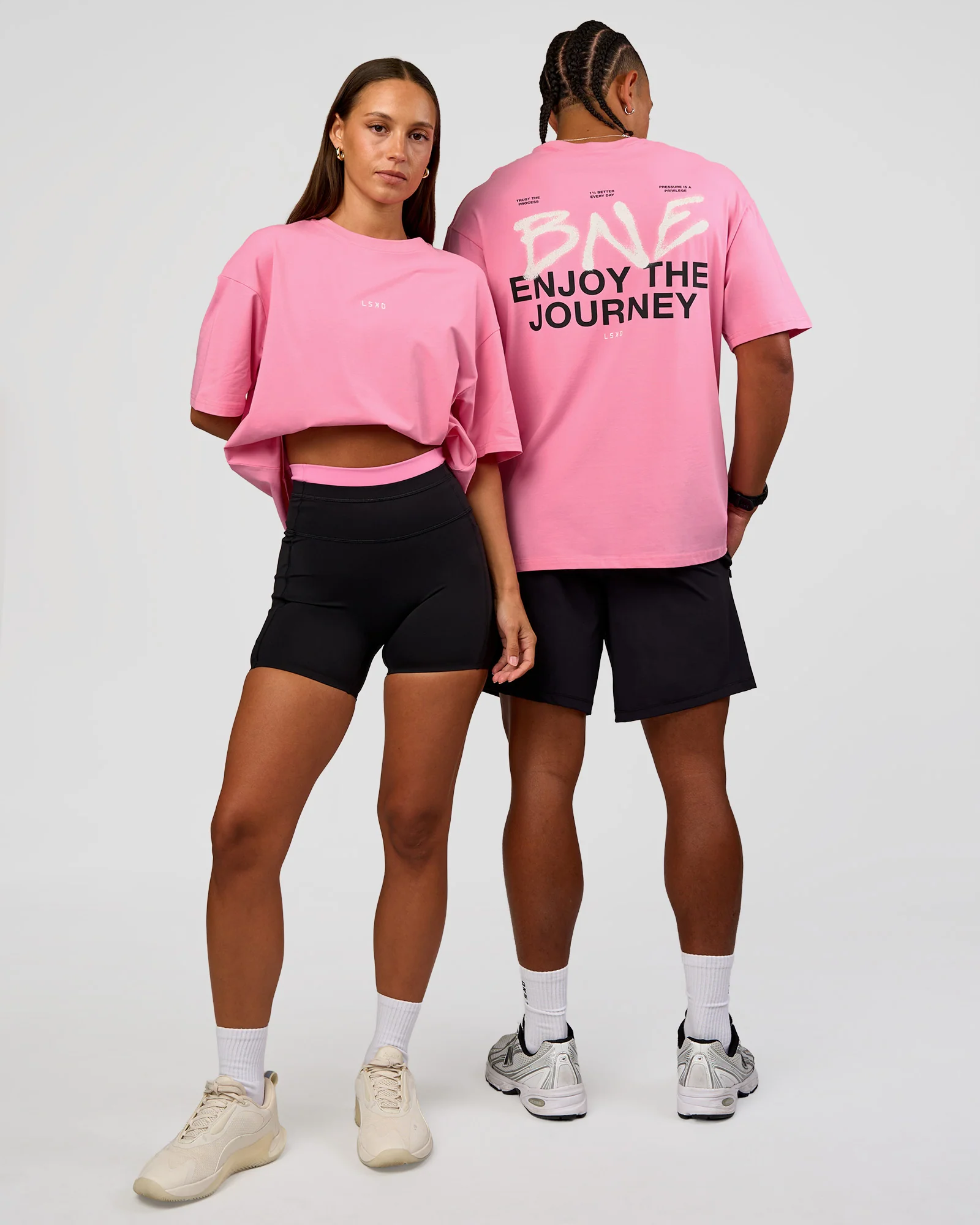 CFT BNE 26 FLXCotton Oversized Tee - Candy Pink