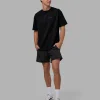 Pressure is a Privilege FLXCotton Oversized Tee - Black-Power Cobalt