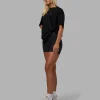 Pressure is a Privilege FLXCotton Oversized Tee - Black-Power Cobalt
