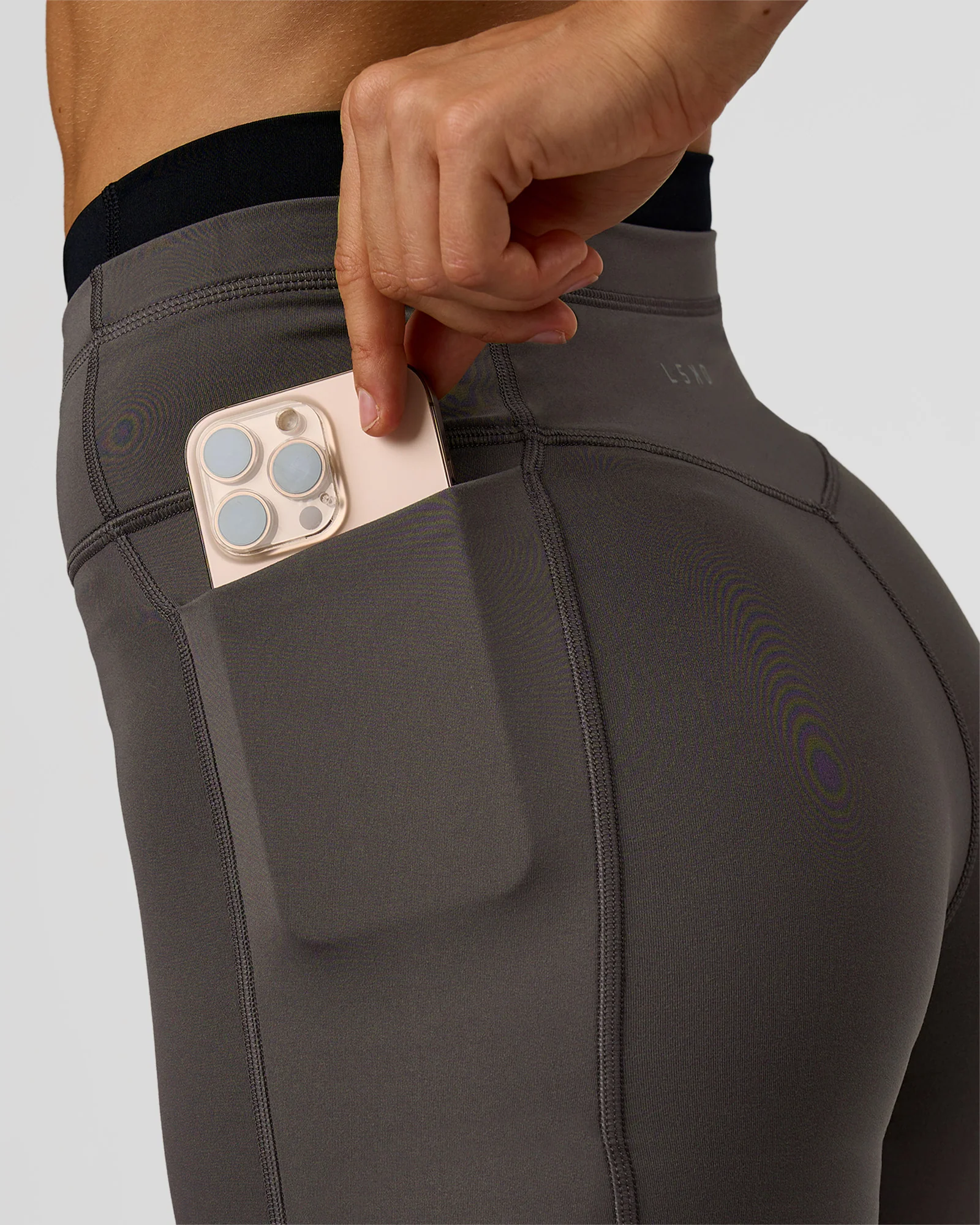 Liberate High-Rise 6" Short Pockets - Duskstone-Black