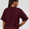 2415-afterdark-zerocrease-cropped-tee-cherry-lacquer-5.webp AfterDark ZeroCrease Cropped Tee - Cherry Lacquer