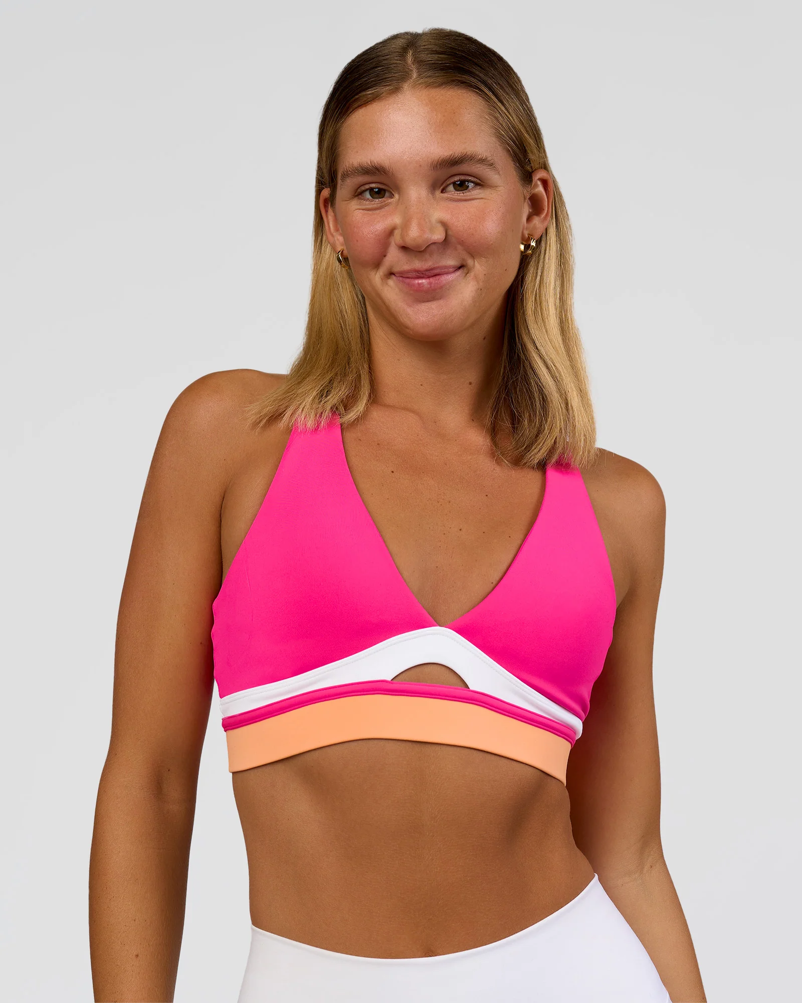 2451-revitalise-flash-sports-bra-ultra-pink-cantaloupe-white-2.webp Revitalise Flash Sports Bra - Ultra Pink-Cantaloupe-White