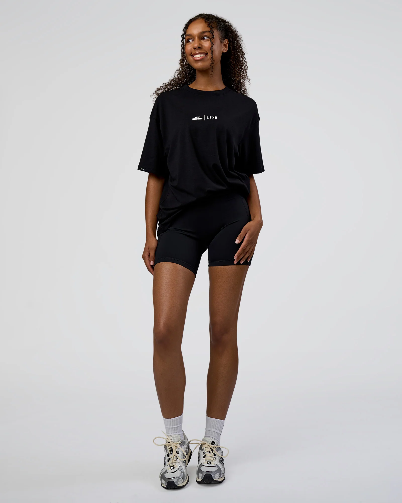 Movember 2025 FLXCotton Oversize Tee - Black