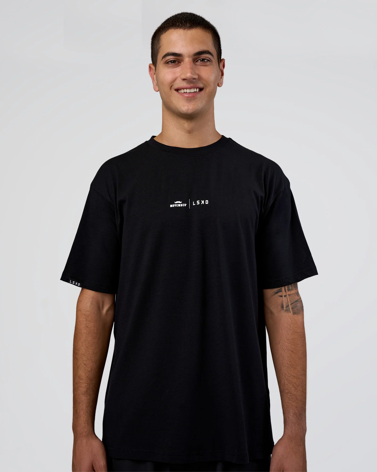 Movember 2025 FLXCotton Oversize Tee - Black