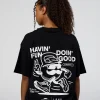 Movember 2025 FLXCotton Oversize Tee - Black