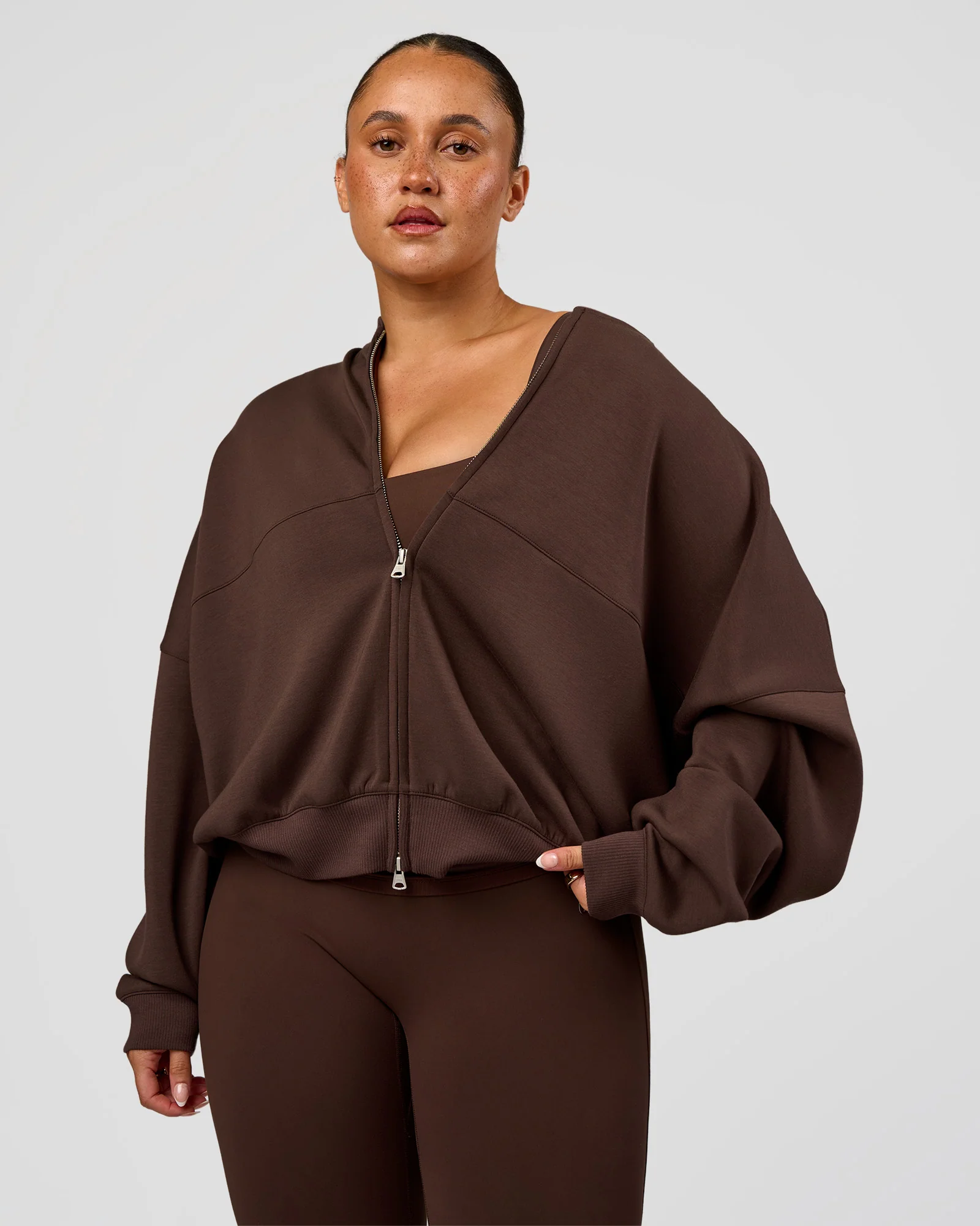 2486-cf-elevate-softtouch-bomber-hot-chocolate-7.webp CF Elevate SoftTouch Bomber - Hot Chocolate