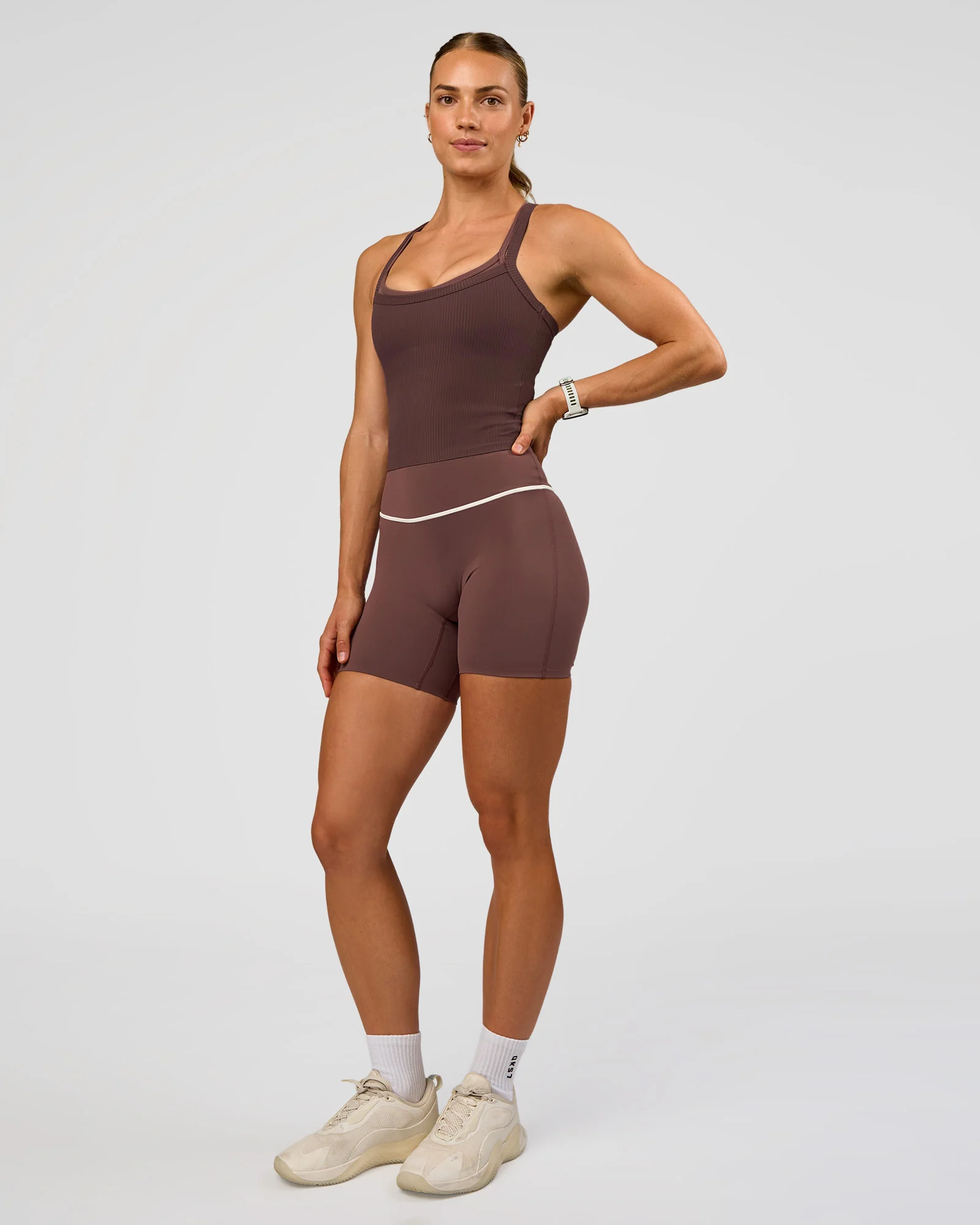 2503-flame-ribbed-tank-cocoa-powder-6.webp Flame Ribbed Tank - Cocoa Powder
