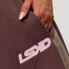 Power Play Stitch Up Fleece Sweat Pant - Cocoa Powder-Marshmallow
