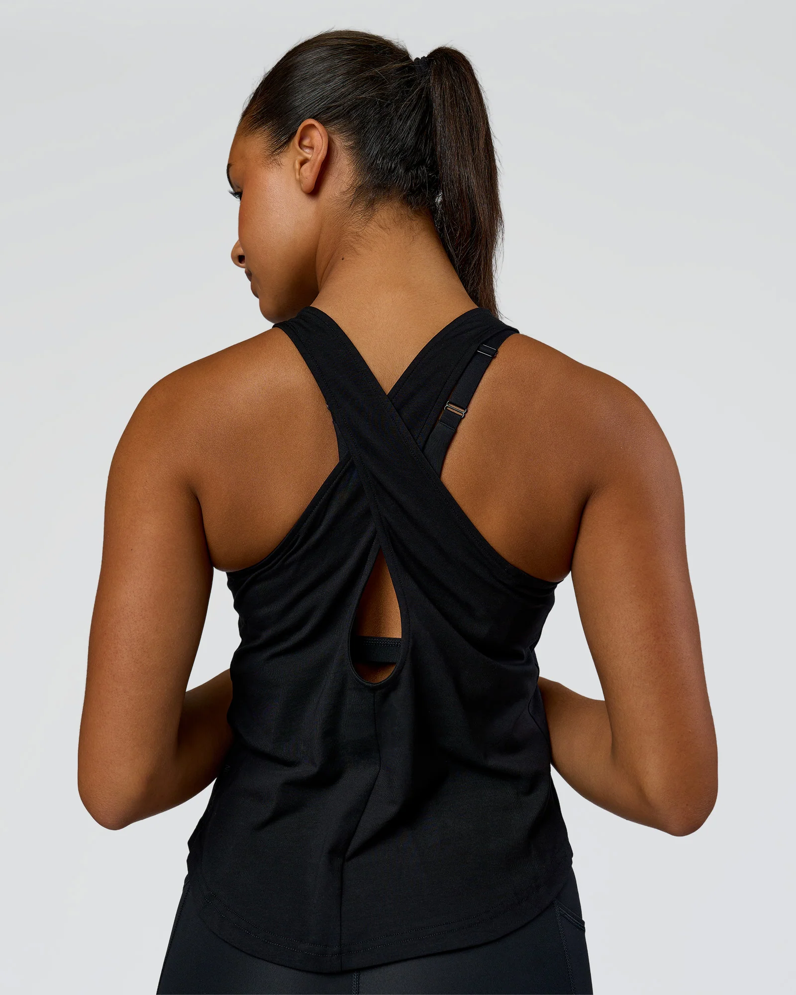 Wrap It Up FLXCotton Tank - Black