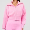 2607-fierce-knitted-cardigan-pink-rose-white-2.webp Fierce Knitted Cardigan - Pink Rose-White