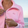 2607-fierce-knitted-cardigan-pink-rose-white-3.webp Fierce Knitted Cardigan - Pink Rose-White