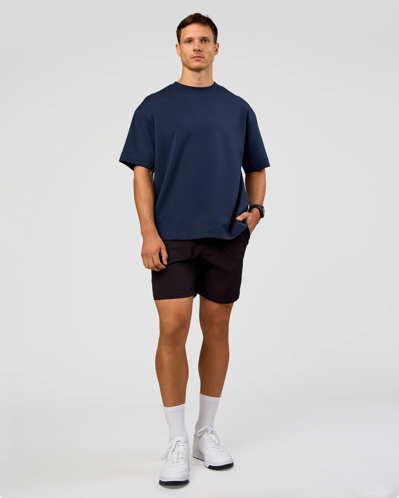 2721-all-day-zerocreasetm-regular-8-short-black-3.webp All Day ZeroCrease™ Regular 8" Short - Black