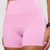 Unbreakable Ultra High-Rise 4" Short - Pink Rose-White