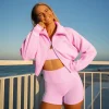 Unbreakable Ultra High-Rise 4" Short - Pink Rose-White