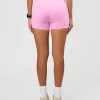 Unbreakable Ultra High-Rise 4" Short - Pink Rose-White