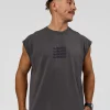 Move Fast Heavyweight Boxed Tank - Dark Storm Washed