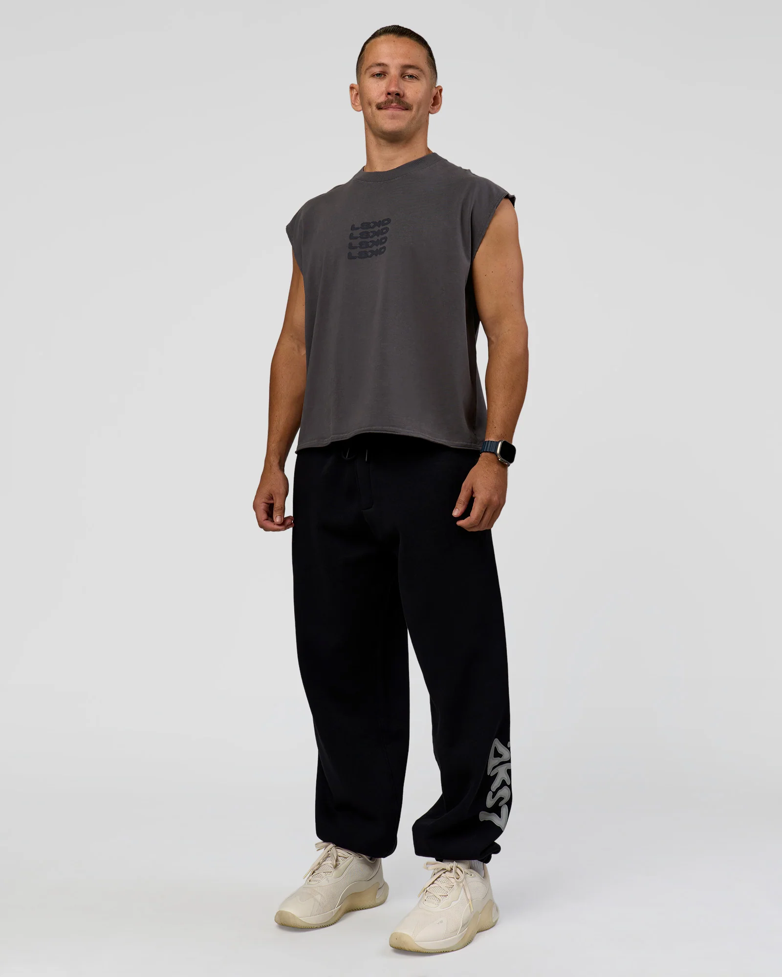 Move Fast Heavyweight Boxed Tank - Dark Storm Washed