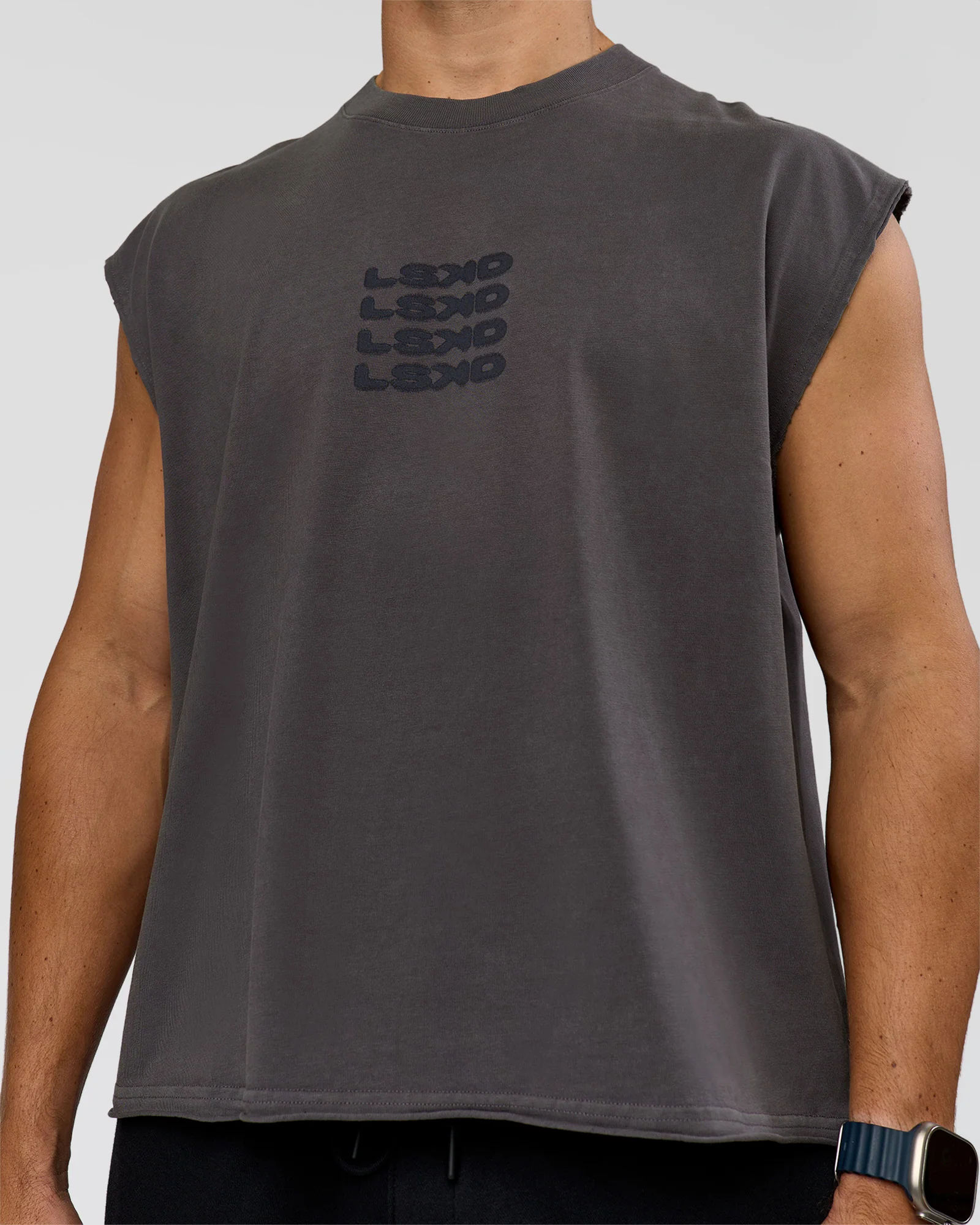Move Fast Heavyweight Boxed Tank - Dark Storm Washed