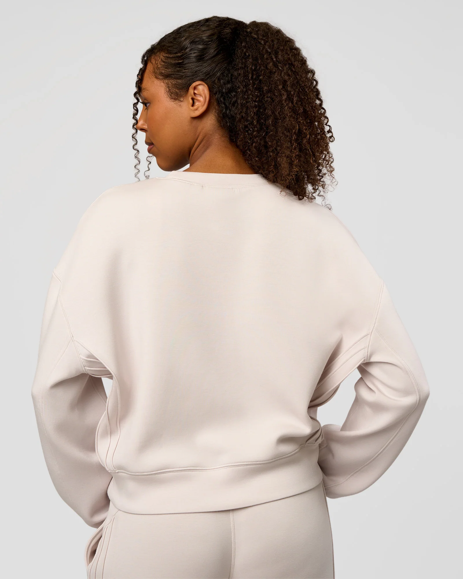 CF Elevate SoftTouch Pintuck Sweater  - Clay