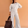 CF Elevate SoftTouch Pintuck Sweater  - Clay