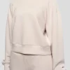 CF Elevate SoftTouch Pintuck Sweater  - Clay