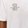 Hype Heavyweight Unisex Oversized Tee - Off White-Black