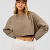 CF Street Surge Long Sleeve Tee - Taupe Ash