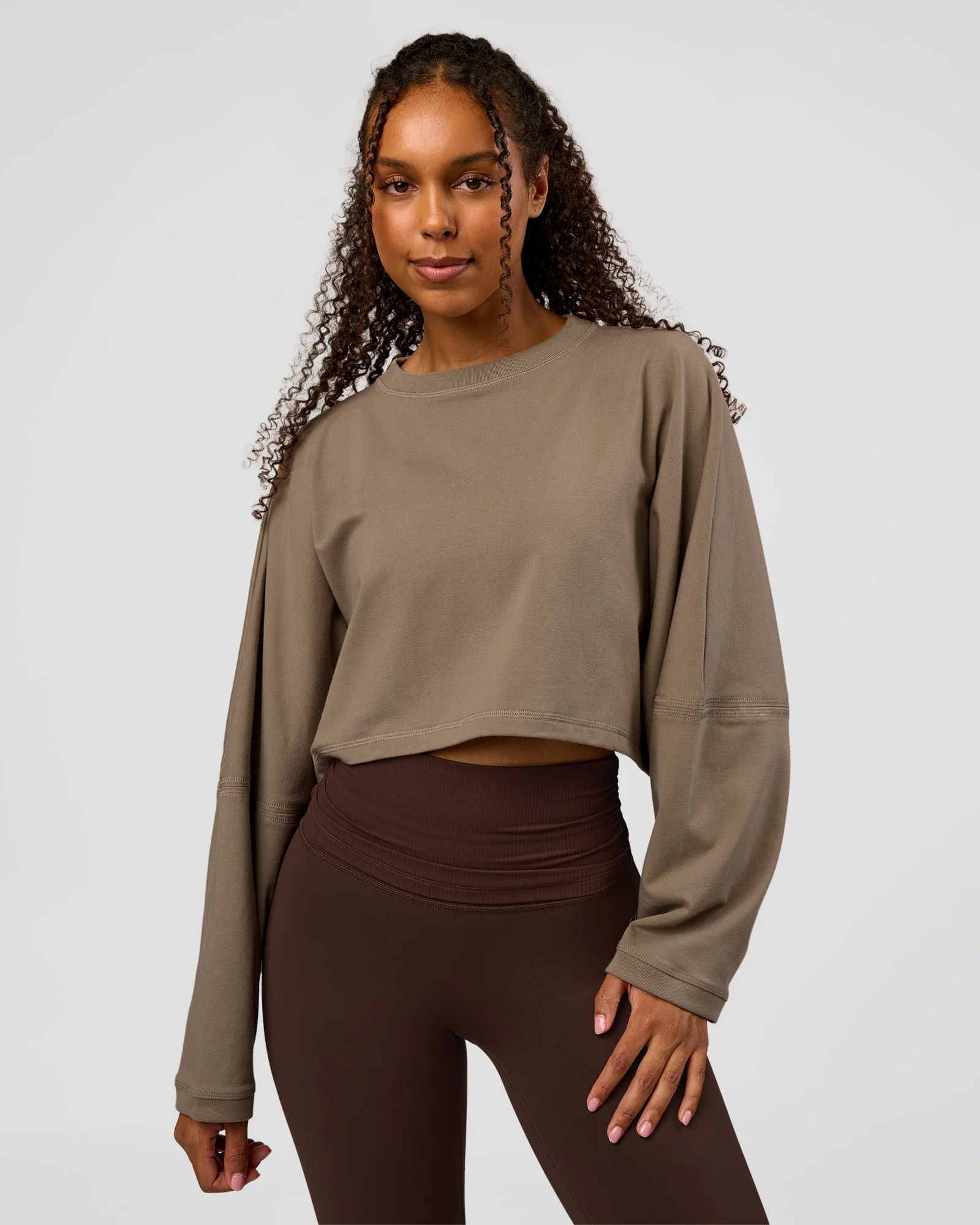 CF Street Surge Long Sleeve Tee - Taupe Ash