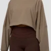 CF Street Surge Long Sleeve Tee - Taupe Ash