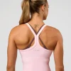Flame Ribbed Tank - Marshmallow