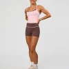 Flame Ribbed Tank - Marshmallow