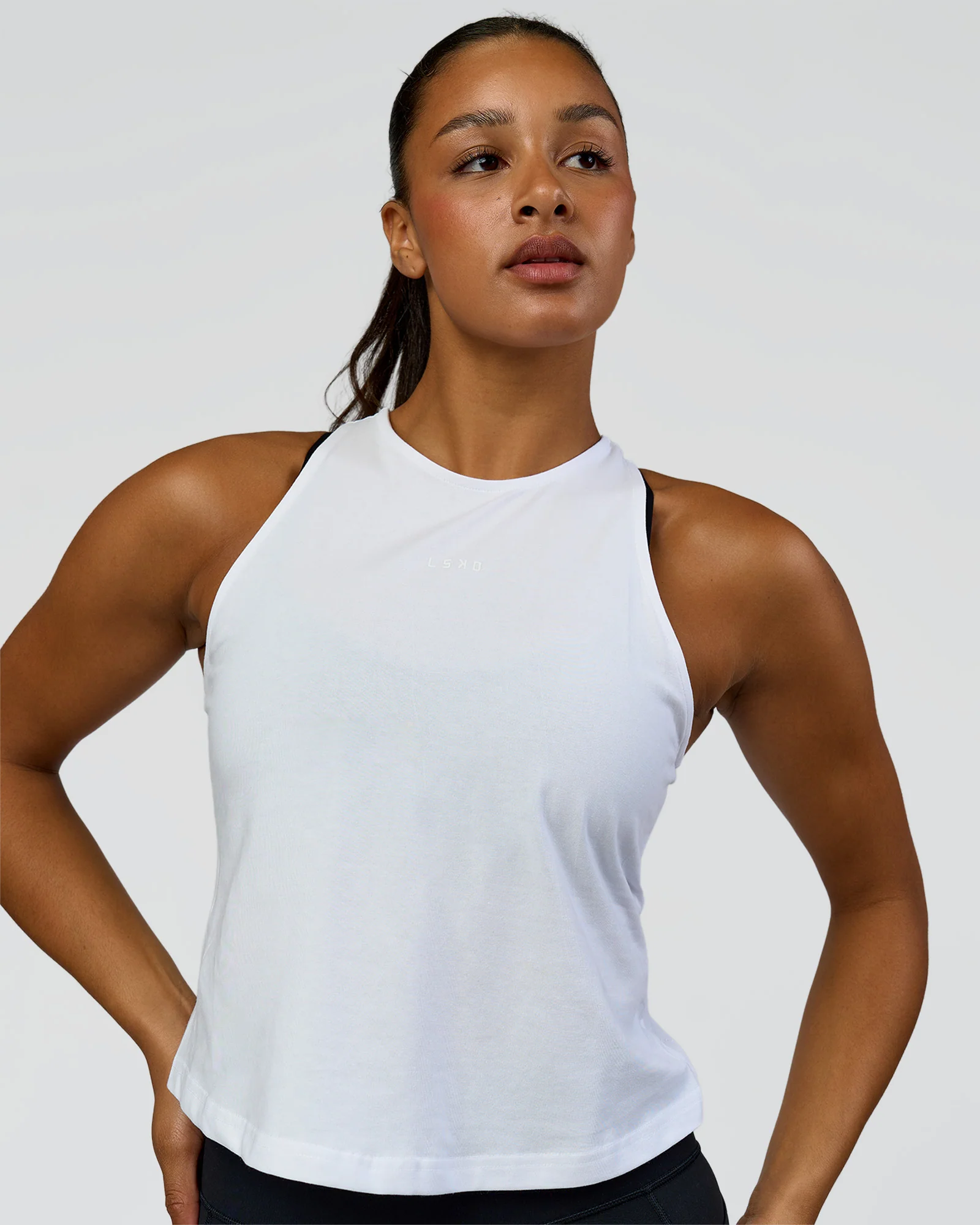 2907-wrap-it-up-flxcotton-tank-white-2.webp Wrap It Up FLXCotton Tank - White