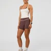 Flame Ribbed Tank - Off White