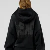 Memory In Motion Ultra Heavyweight Zip Thru Hoodie - Black Washed