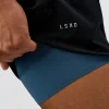 Hybrid Lined 5" Short - Black-Indigo