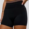 Liberate High-Rise 4" Short Pockets - Black-Cocoa Powder