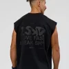Move Fast Heavyweight Boxed Tank - Black Washed