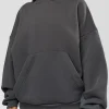 Memory In Motion Ultra Heavyweight Washed Hoodie - Dark Storm Washed