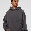 Memory In Motion Ultra Heavyweight Washed Hoodie - Dark Storm Washed